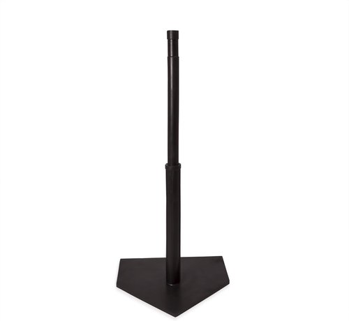 Champion Sports Deluxe Batting Tee - Adjustable Rubber Baseball & Softball Tee for Home Practice, Multiple Styles