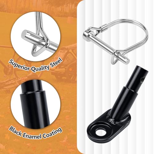 Bicycle Trailer Hitch Connector Coupler - Black Adapter for Kids & Pets