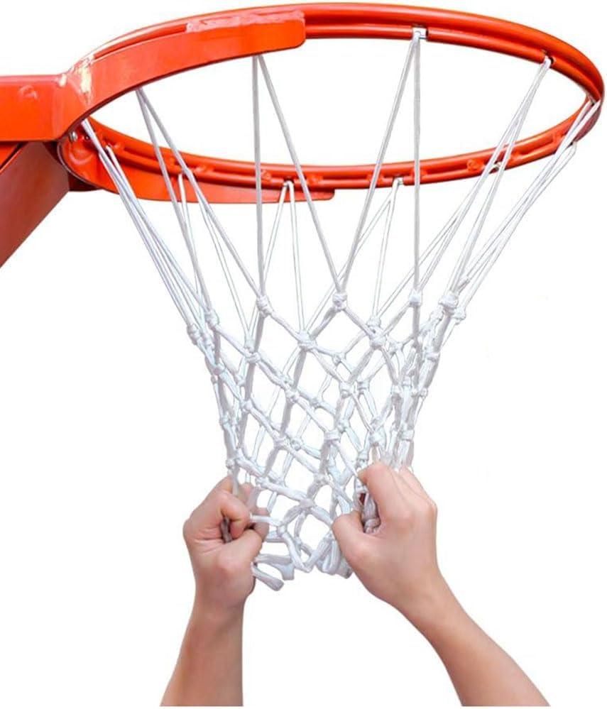Skiennix Heavy-Duty Basketball Net - 8 Loops All-Weather Design for Standard Indoor/Outdoor Rims