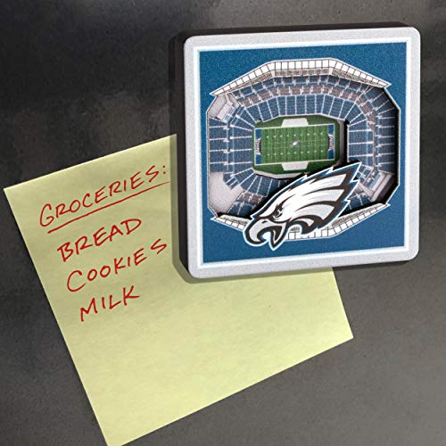 Philadelphia Eagles 3D StadiumView Magnet - Team Colors