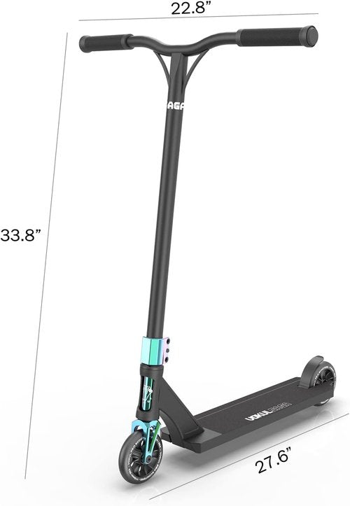 VOKUL K1 Pro Scooters - Stunt Scooter | Trick Scooter - Intermediate and Beginner Freestyle Scooter for Kids 8 Years and UP,Teens and Adults -Quality Kick Pro Scooter for Boys and Girls (Neo-Black)