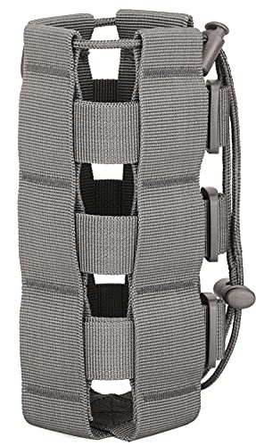 SunForMorning Grey Tactical MOLLE Water Bottle Pouch Hydration Carrier