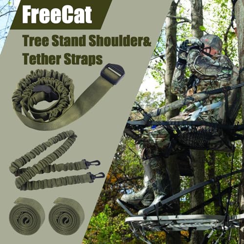 Universal Tree Stand Straps for Climbing Tree Stands & Hunting Equipment