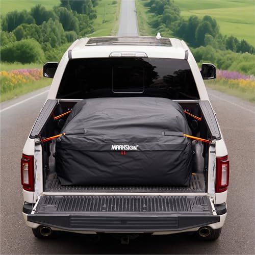 26 Cubic Feet Waterproof Truck Bed Cargo Bag with 4 Straps