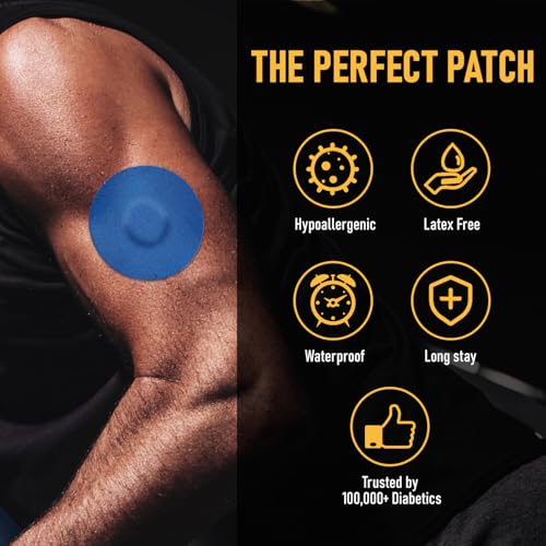 Dexcom G7 30Pcs Adhesive Patches – Waterproof Overpatches, ANGTICS Multicolor