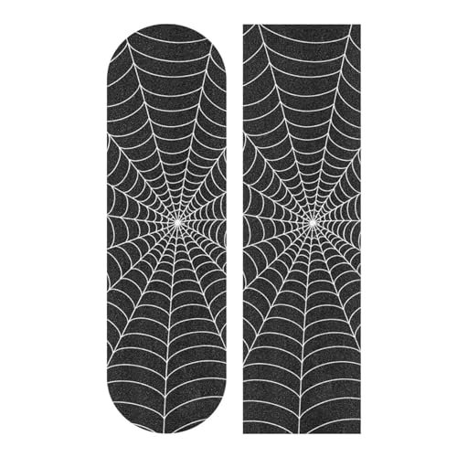 Bolaz Spider Web Grip Tape for Skateboard & Longboard – 33.1 x 9.1 in Waterproof Non-Slip
