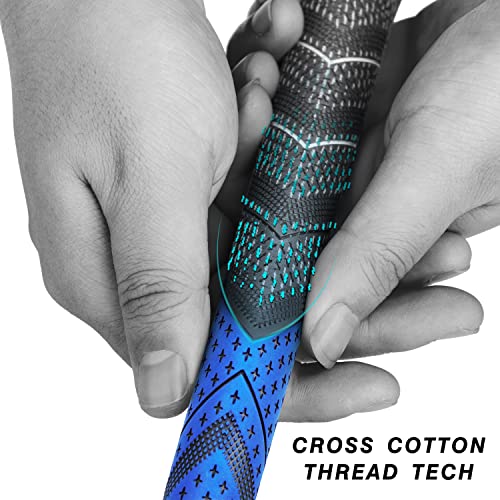 Midsize Blue Golf Grips 13 Pack with Vise Clamp & Solvent
