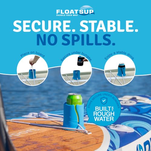 Paddle Board Cup Holder - Signature Blue, Fits Cans & Bottles