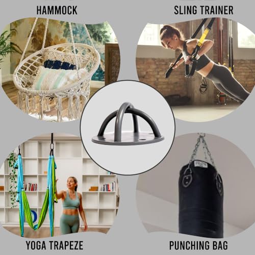 Heavy-Duty Ceiling Hooks for Yoga & Aerial Training - 600 lbs Capacity