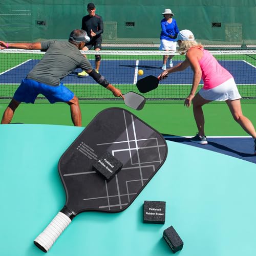 Carbon Fiber Pickleball Paddle Eraser - Easy Cleaning Tool