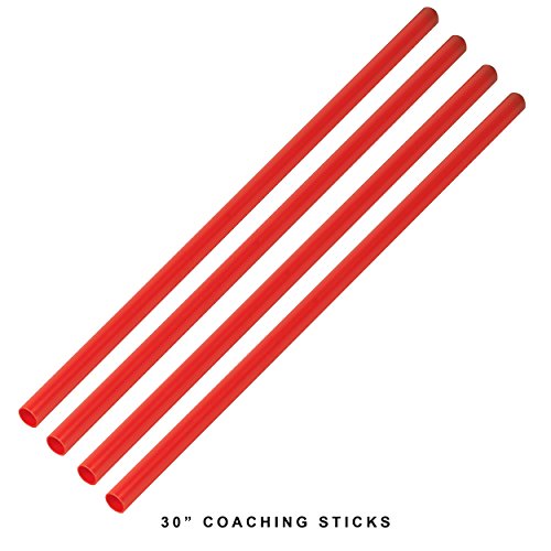 Soccer Corner Flags Training Set with Weighted Bases - Red