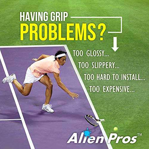 Tennis Racket Grip Tape - Precut Light Tac Feel - 6-Pack Black
