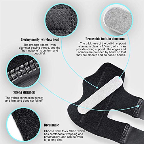 Trigger Finger Splints - Knuckle Immobilization Brace, Small (4 pcs)