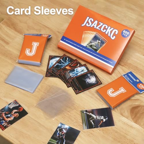 600 Pack Penny Sleeves for Trading Cards - 66 x 91mm Soft Card Protectors