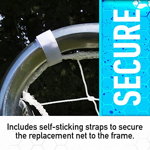 All-Weather Soccer Goal Replacement Net - 6' x 12' White