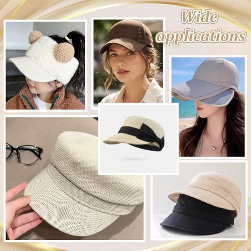 24 Pcs Baseball Cap Visor Insert - Hat Brim Replacement Liner Shaper