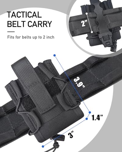 Open Top Handcuff Holster for MOLLE & Duty Belt - Variation 1