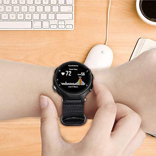 Nylon Sport Band for Garmin Forerunner 235 - Black