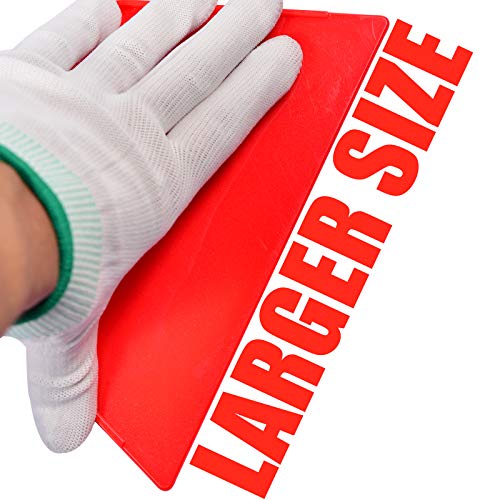 7.5 Inch Wallpaper Smoother Body Filler Spreaders Caulking Tool, Hard Card for Putties, Glazes, Paints, Pack of 3