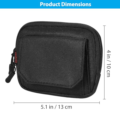 Nylon Double-Layer Glove Pouch with Zipper Closure