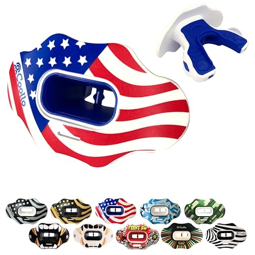 Football Mouth Guard Lip Protector for Adults & Youth - MAXX/Might