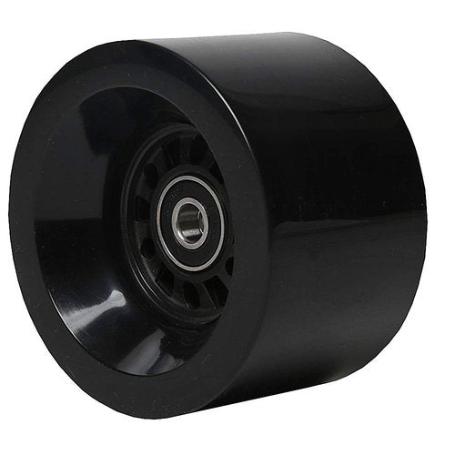 FREEDARE Longboard Wheels 83mm Skateboard Wheels with Bearings and Spacers(Black, 4PCS)