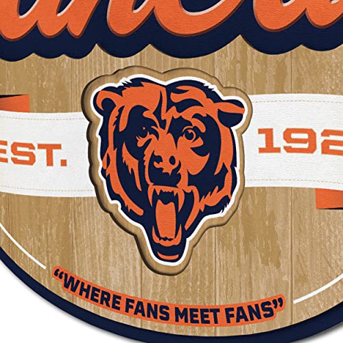 Chicago Bears 3D Wall Art - Ready to Hang Fan Cave Decor