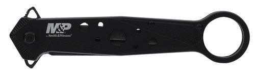 Smith & Wesson Accessories The Smith & Wesson M&P Folding Spear Point Featuring 8Cr13MoV Stainless Steel And Ergonomic Finger Loop Designed For EDC And Quick Deployment