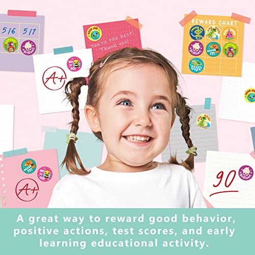 Motivational Mini Reward Stickers - 1008 Pc. Science Pack for Kids