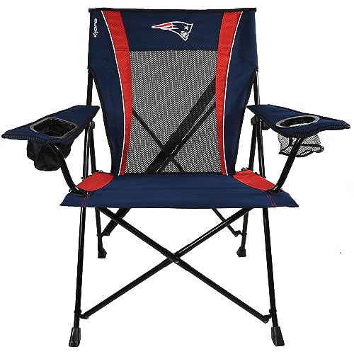 Kijaro Dual Lock Pro Folding Chair - New England Patriots Logo