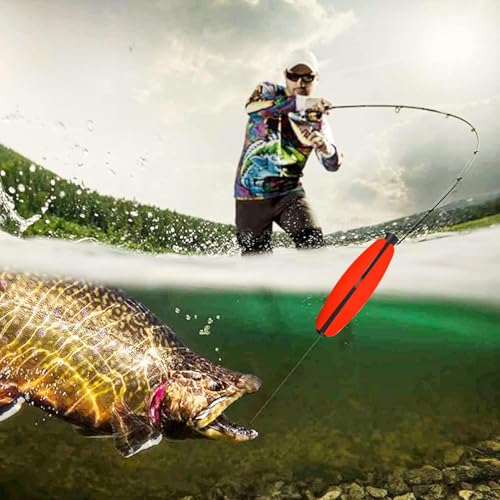 Fishing Floats Slotted - Peg Floats for Catfish - 1.5in, 9pcs