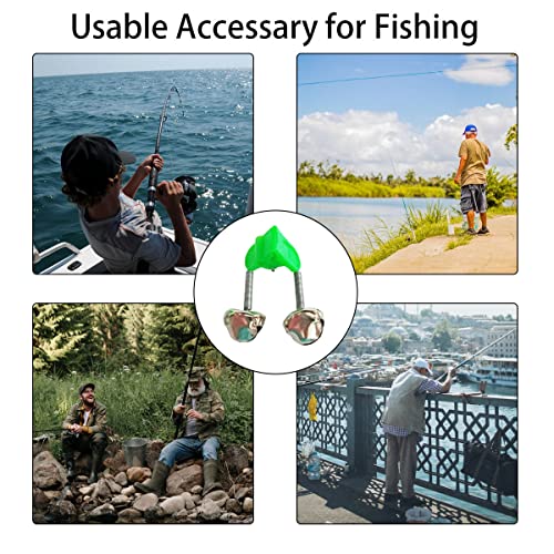 20 Pcs Fishing Rod Alarm Bells - Plastic Clip-On Bite Alarms