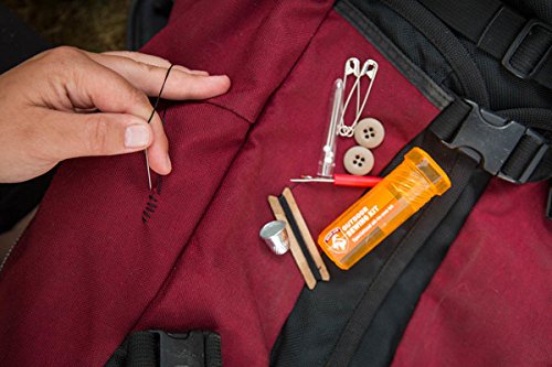 Outdoor Sewing Kit with Heavy-Duty Needles & Thread for Gear Repairs