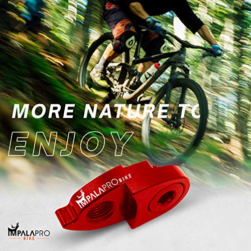 Bike Rear Derailleur Hanger Extender - Compatible with Shimano & SRAM, Red