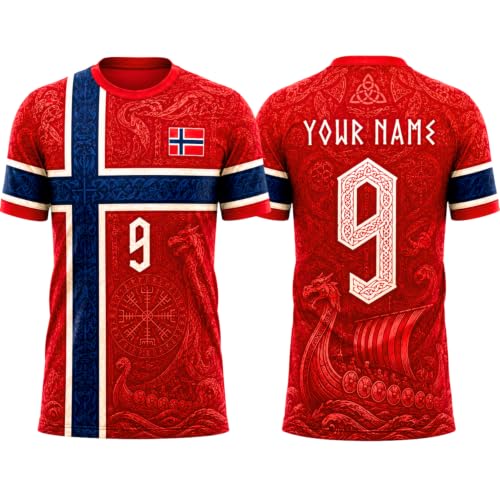 Custom Norway Soccer Jersey - Norway 1 - Lightweight Crop Top