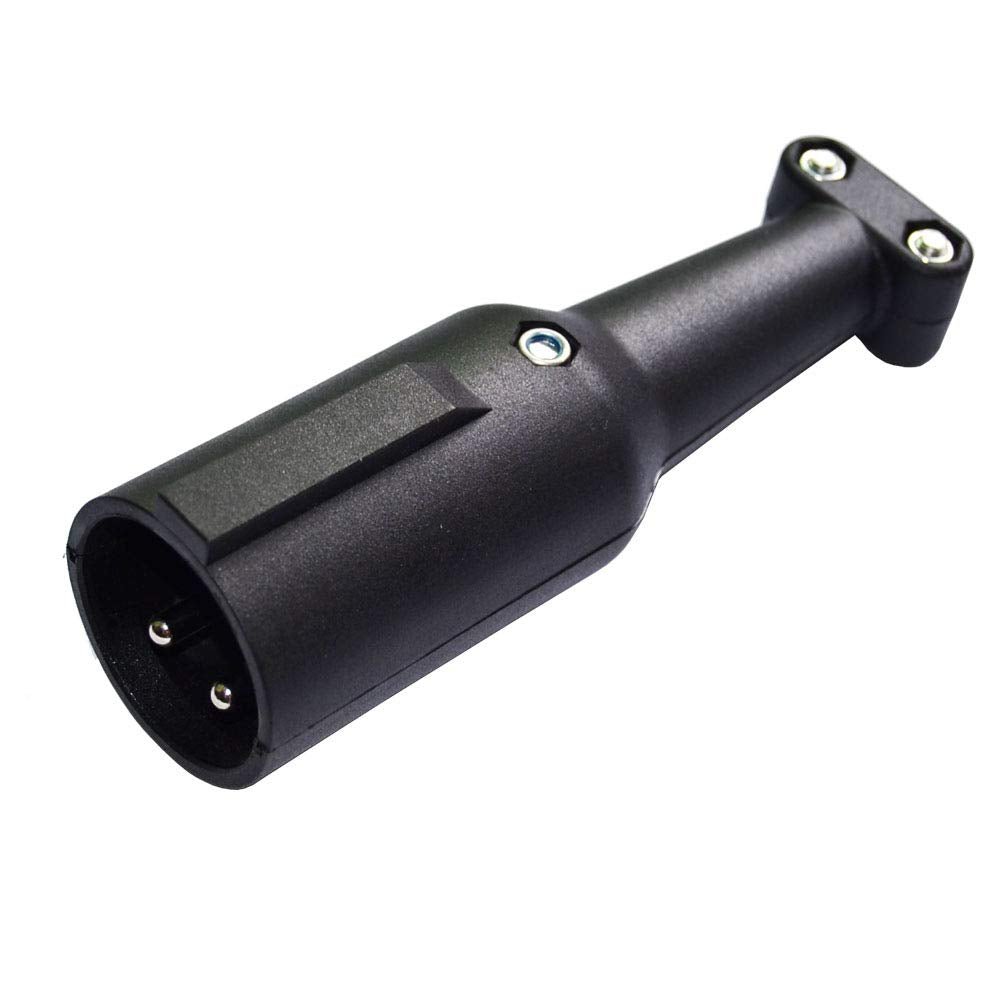 ScaAuto Club Car DS Precedent Golf Cart Plug 48 Volt 3 Pin Round Plug Chargers Handle Connector Accessories for Club Car DS Precedent Golf Carts 1995 Up