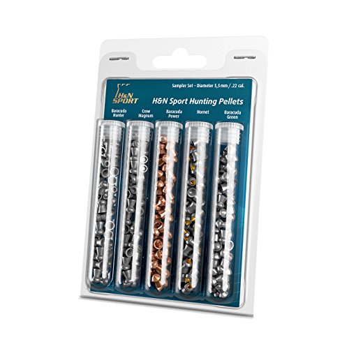 Hunting Sampler .22 Cal Pellets - 155 Count, 5 Types