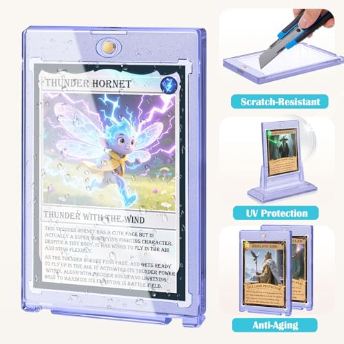 Magnetic Card Holder with Stand - 1 Acrylic Display Case