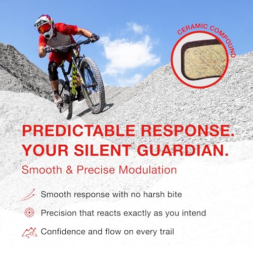 Disc Brake Pads for AVID SRAM Level/Force eTap HRD – 2 Pairs Red MTB