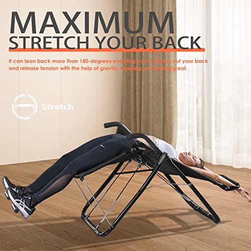 Core & Ab Lounge Workout Chair for Full Body Fitness - Black