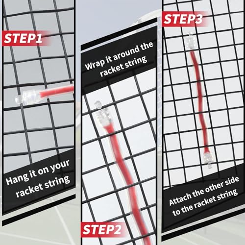 Tennis Racket Dampeners - 8 Pack Silicone Shock Absorbers