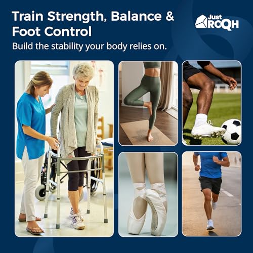 Ankle Balance Board & Strengthener for Rehab - Bamboo with Quick-Release System