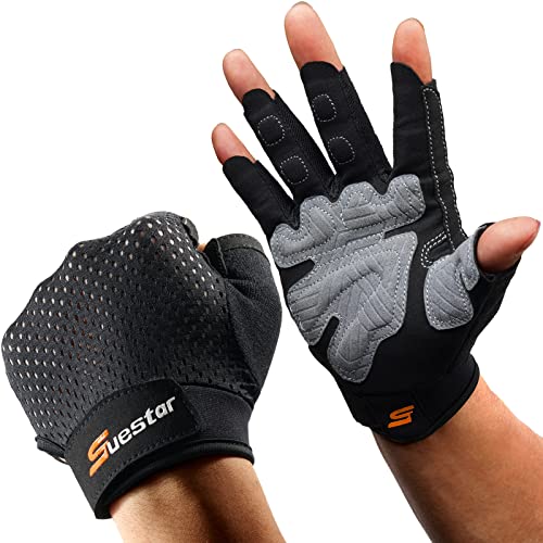 Workout Gloves for Men & Women - Large Weight Lifting Gym Gloves