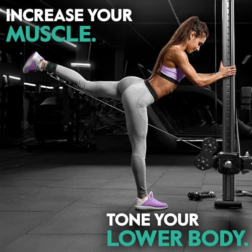 Ankle Strap for Cable Machines - Premium Neoprene for Glute Workouts