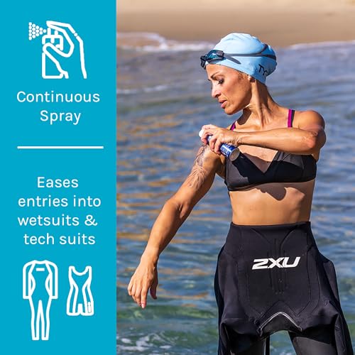 Anti-Chafe Continuous Spray Skin Lubricant 4oz - Waterproof & Sweat-Proof