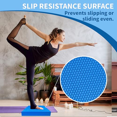 Large Foam Balance Pad for Physical Therapy - Blue (15.7x12.99x2in)