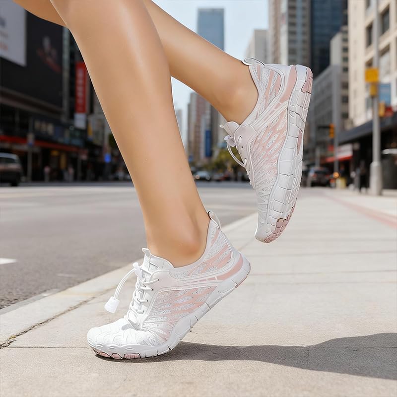 Breathable Non-Slip Water Shoes for Men & Women - White