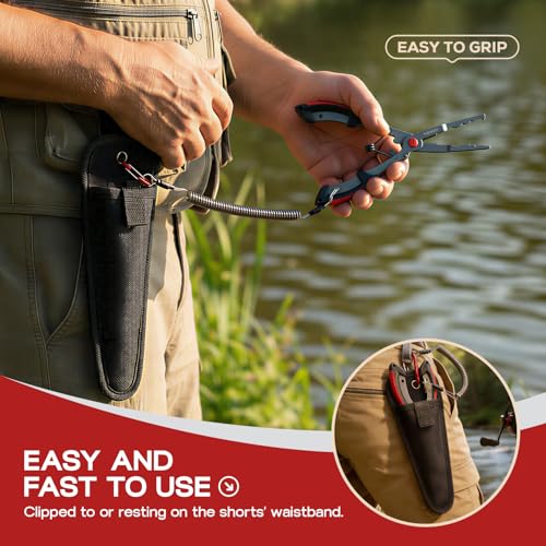 Multi-Function Fishing Pliers - 8.4 Inch Stainless Steel Tool