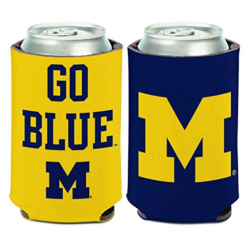 Michigan Wolverines 12oz 2-Sided Can Cooler - Go Blue