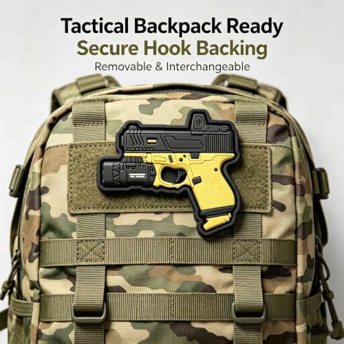 Funny PVC Tactical Morale Patch with Hook Backing